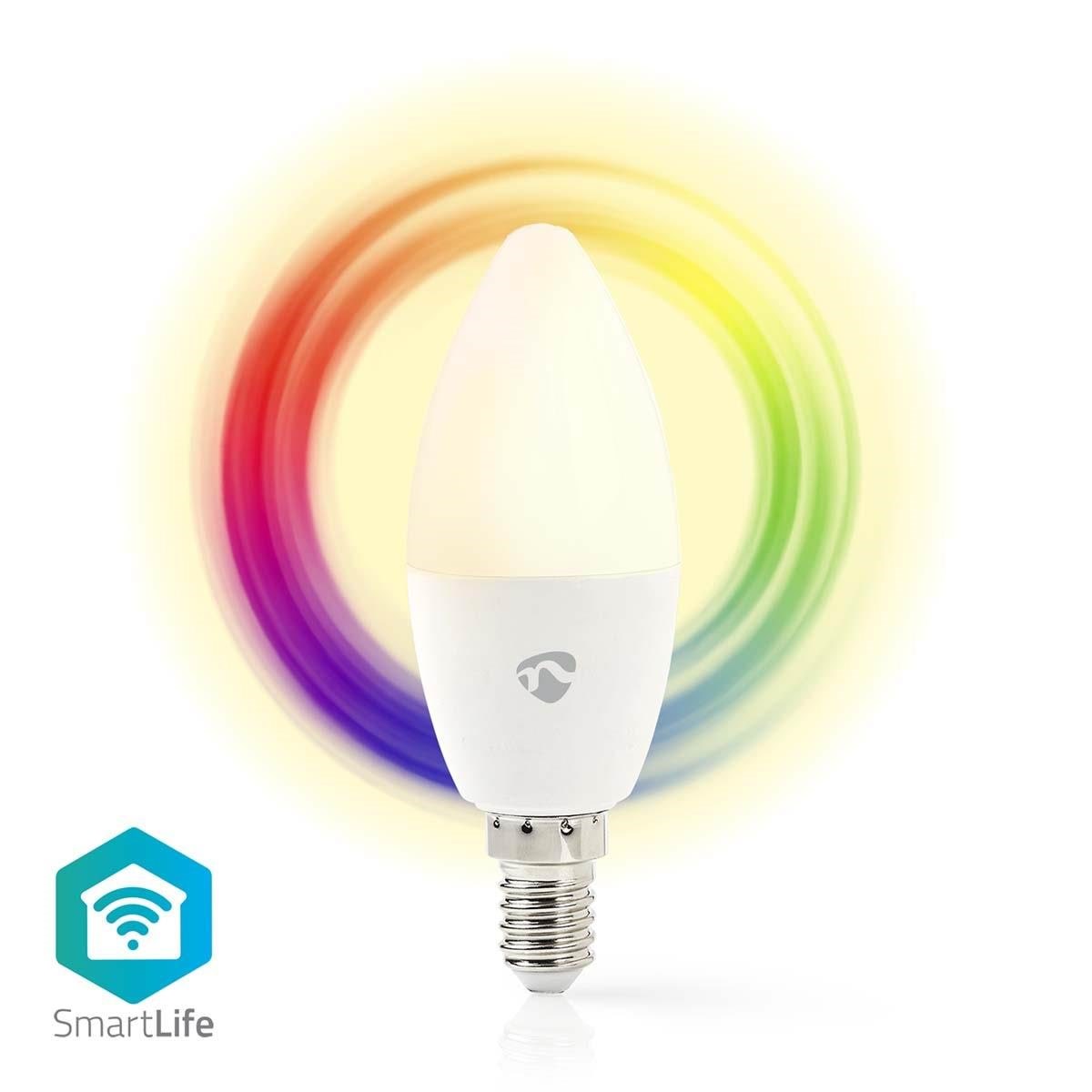 Nedis Smartlife Vollfärbige Led-lampe - Smart Home Wifilrc10e14