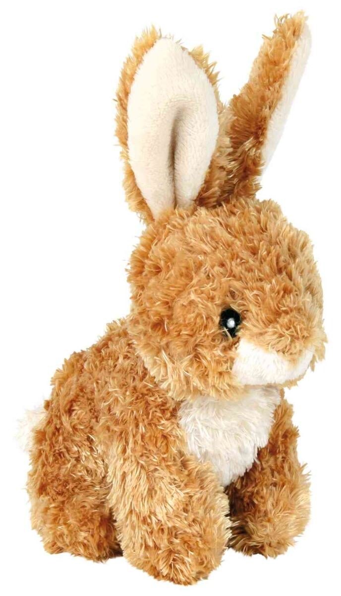 Trixie Dog Toy Rabbit Plushie Squeaker Assorted Colors 15cm - Hunde Tx3590