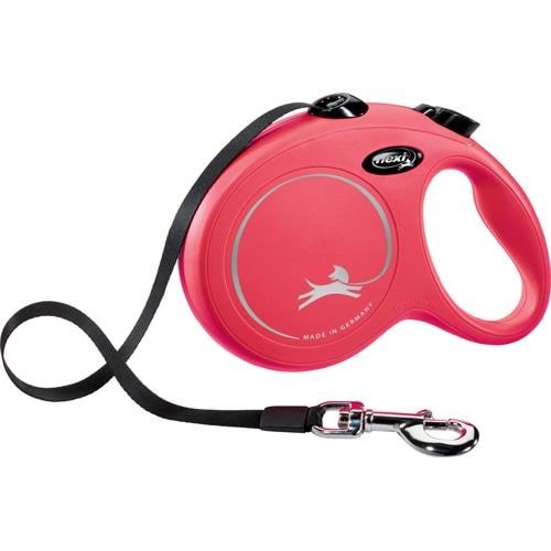 Flexi New Classic Leash L 5M 50kg Red - Hunde