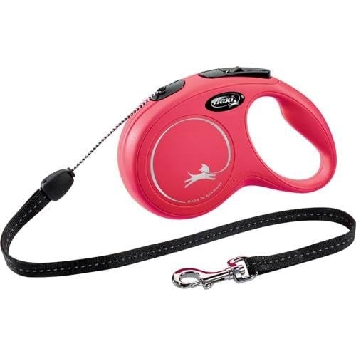 Flexi New Classic Hund Rollleine 8 m, Pink, Max 12kg. - Hunde H7843r