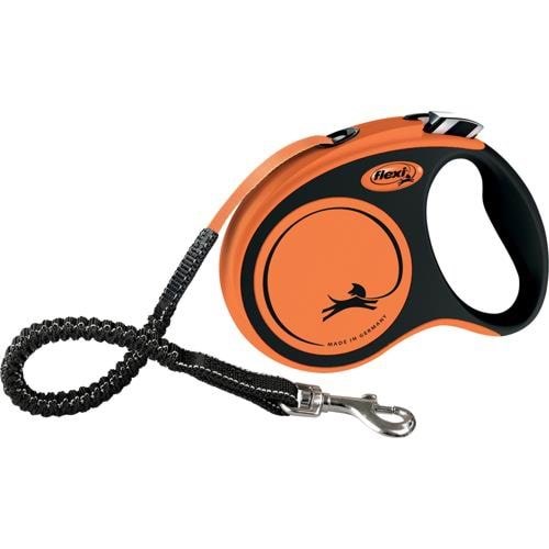 Flexi - Leash Xtreme S Tape 5M Black/orange Max 20kg - (600.8400) - Hunde H78017
