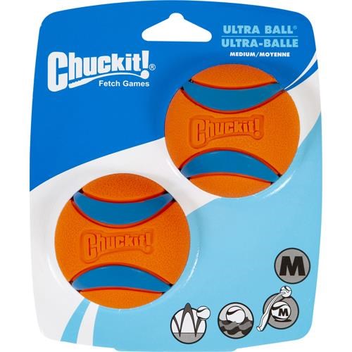 Chuckit Ultra Ball Medium 6cm (2-pack) - Hunde