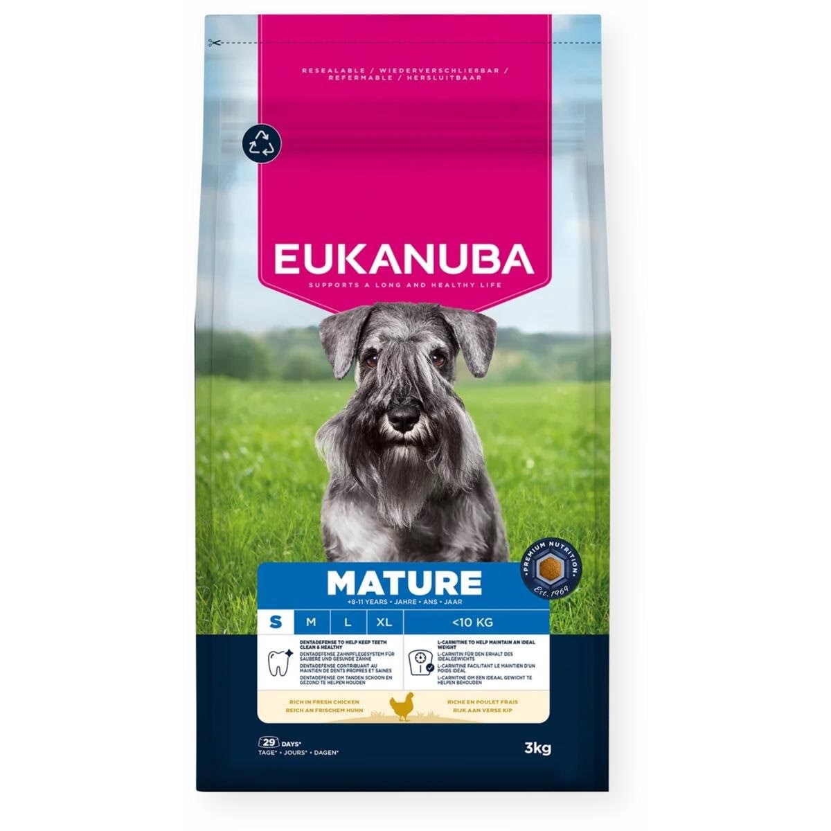 Eukanuba Mature Small Breed Fresh Chicken 3kg - Hunde