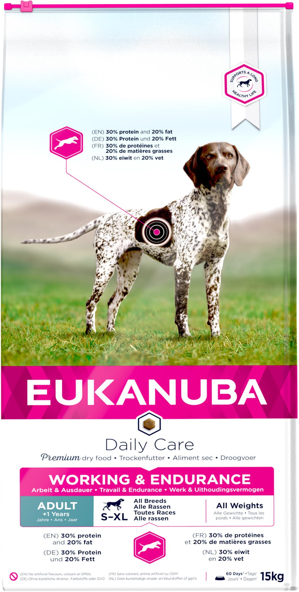 Eukanuba Daily Care Working & Endurance Adult All Breed 15kg - Hunde