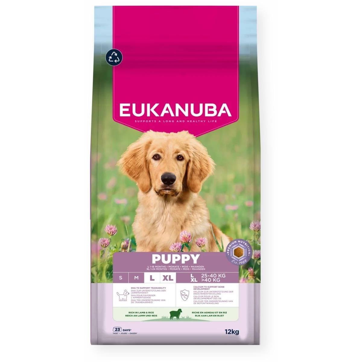 Eukanuba Puppy Large Breed Lamb & Rice 12kg - Hunde