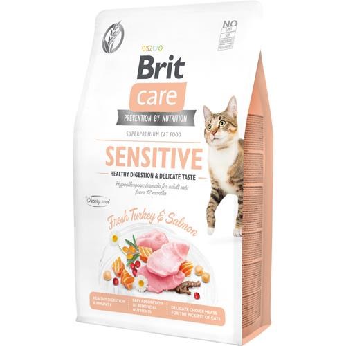 Brit Care Cat Grain-free Sensitive Healthy Digestion And Delicate Taste 2kg - Katzen