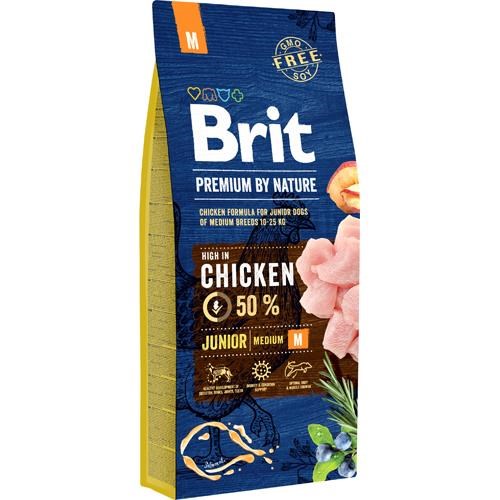 Brit Premium by Nature Junior M 15 kg - Hunde
