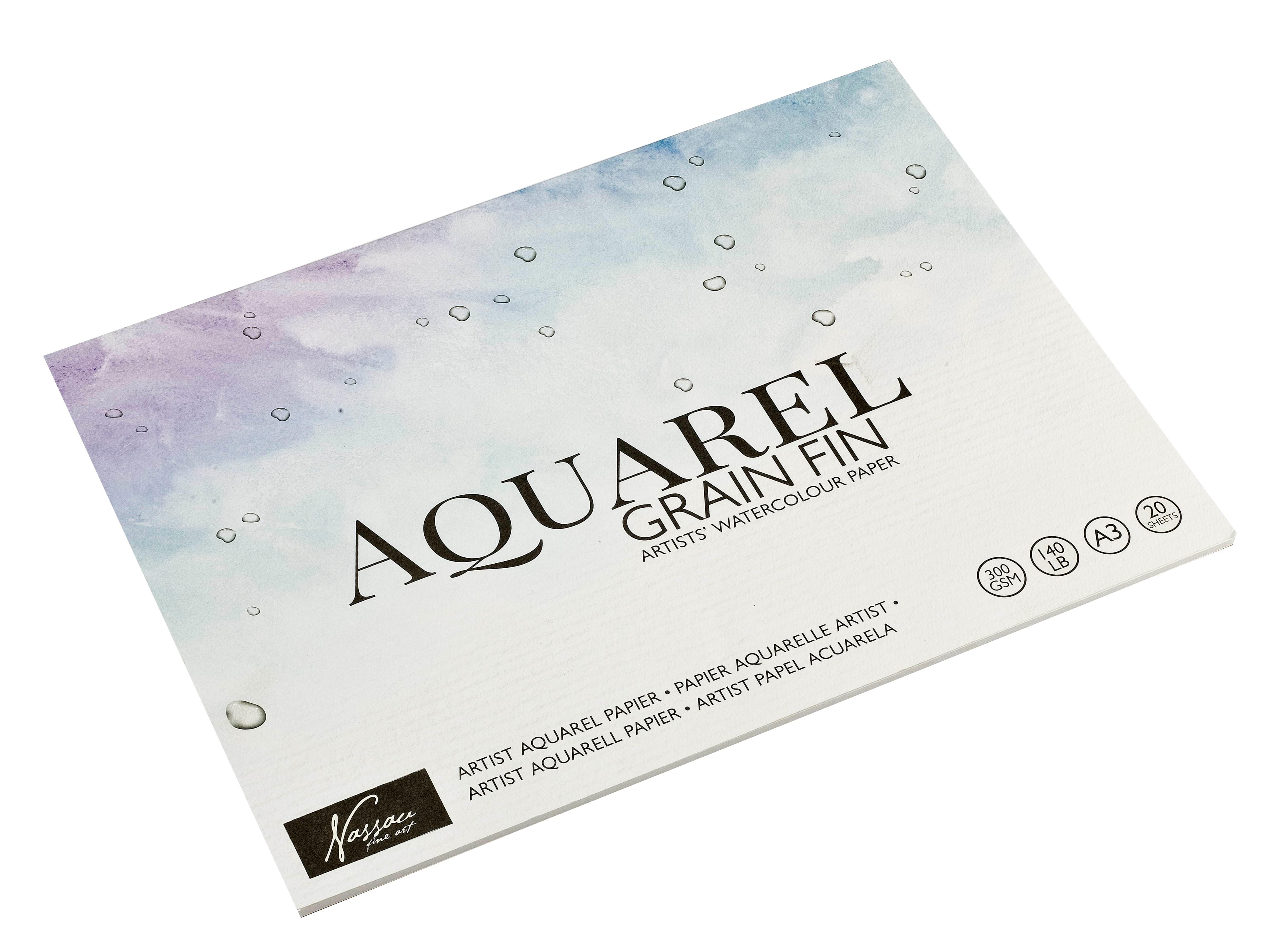 Nassau Paper Pad Aquarel A3 20 Sheet 300 Gsm - Kunst Handwerk Ausstattung