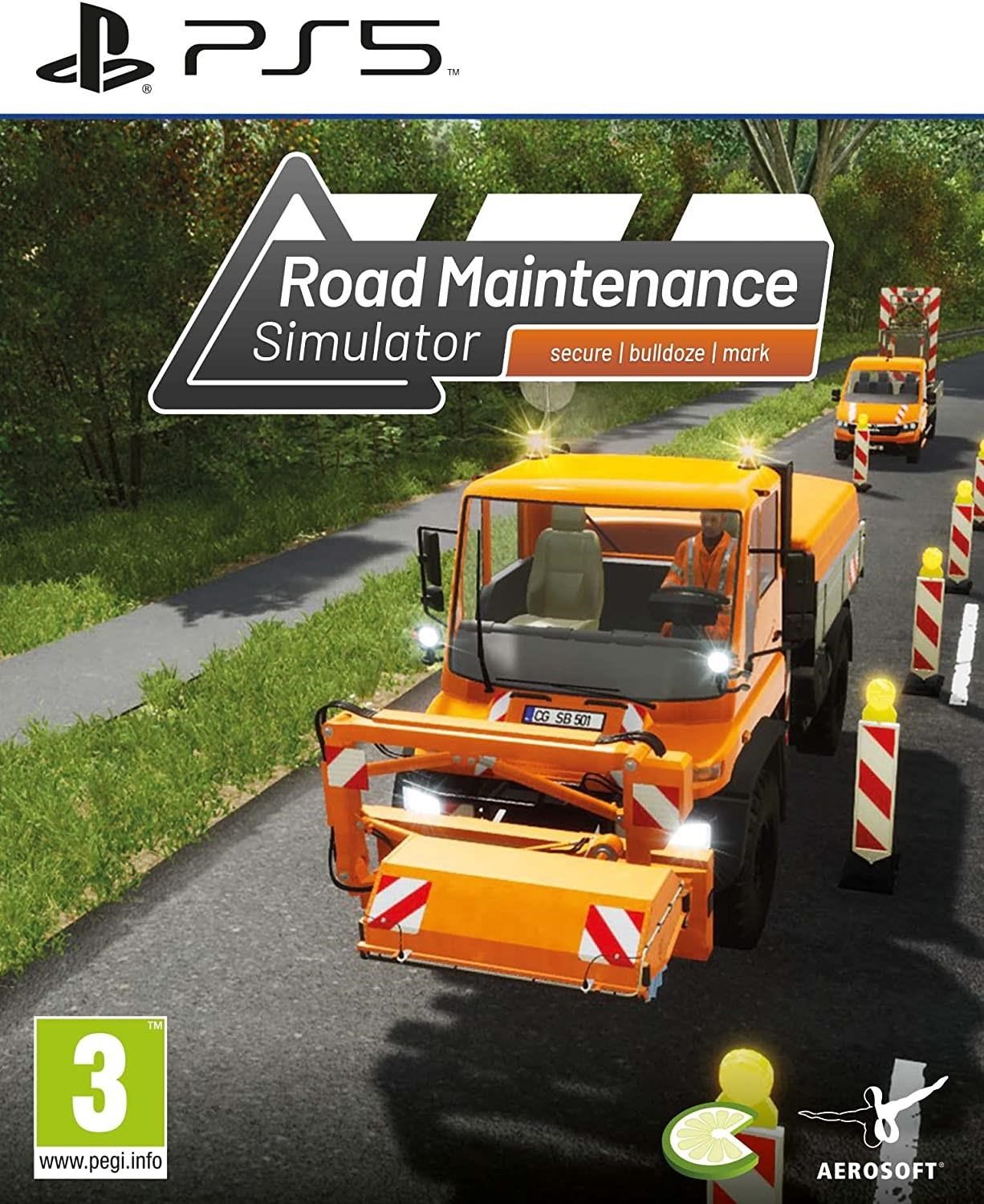 Road Maintenance Simulator - Sony Playstation 5 - Simulator - Pegi 3 - Spiele 4015918156646
