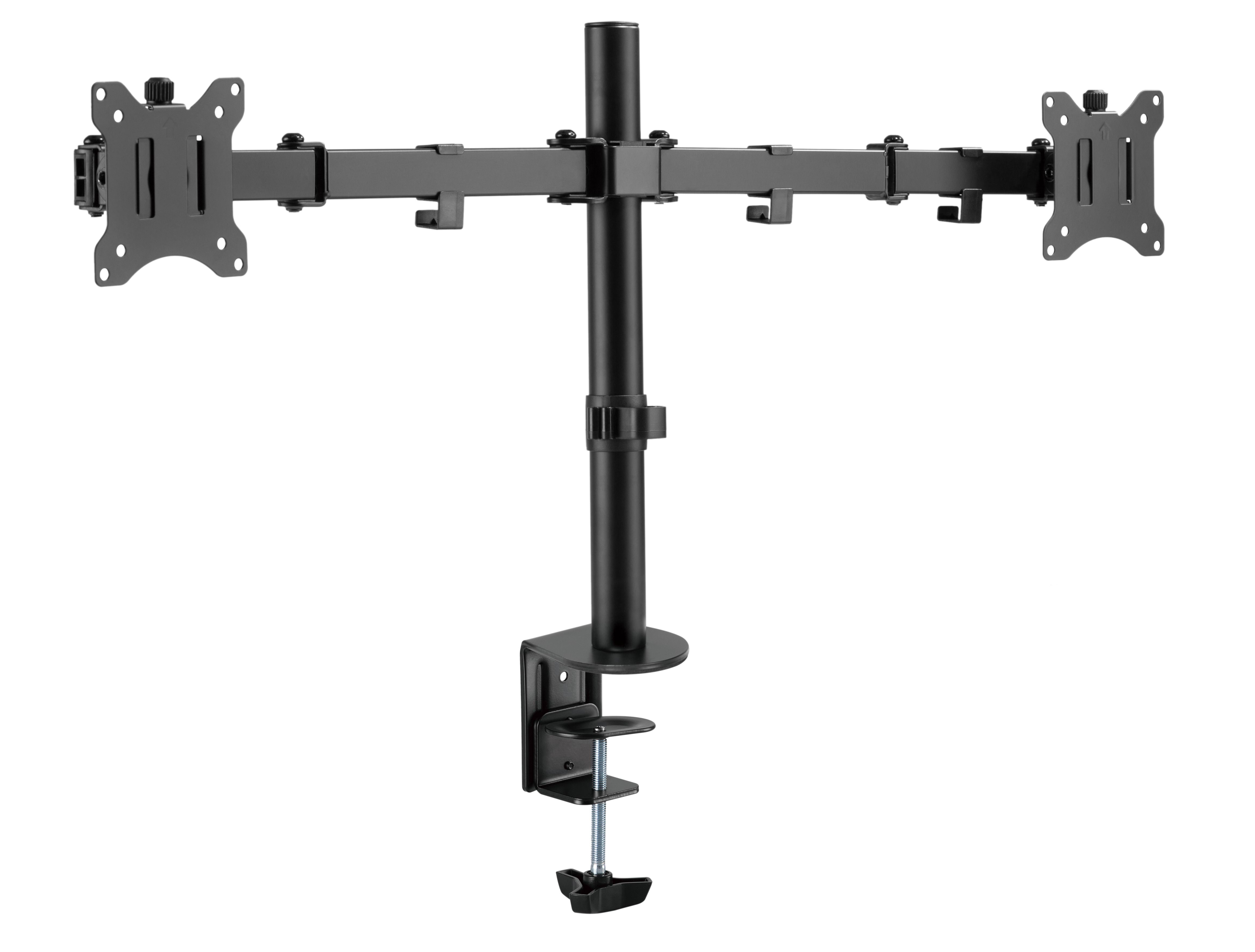 Dutzo Monitorarm Für 2 Monitore (17"-32") - Office Pole Version - Monitorhalterung