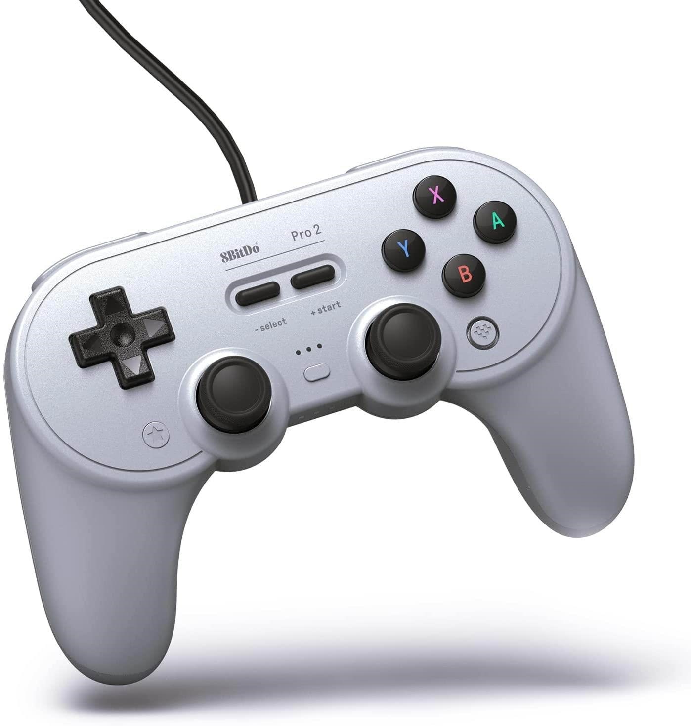 8bitdo Pro2 Wired Gamepad For Switch And Windows - Grey - Wired Controller - Nintendo Switch - Gaming Zubehoer