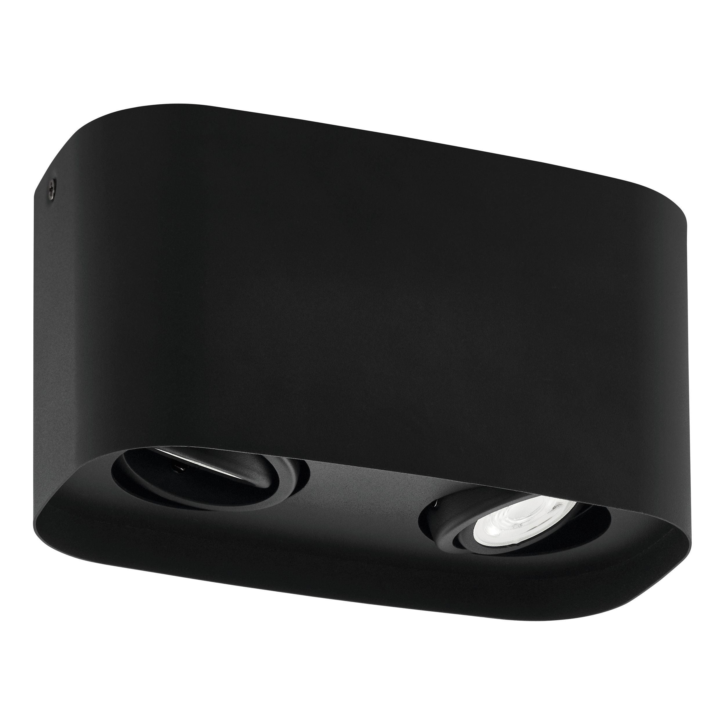 Eglo Caminales-z Ceiling Lamp 2L Black - Smart Home