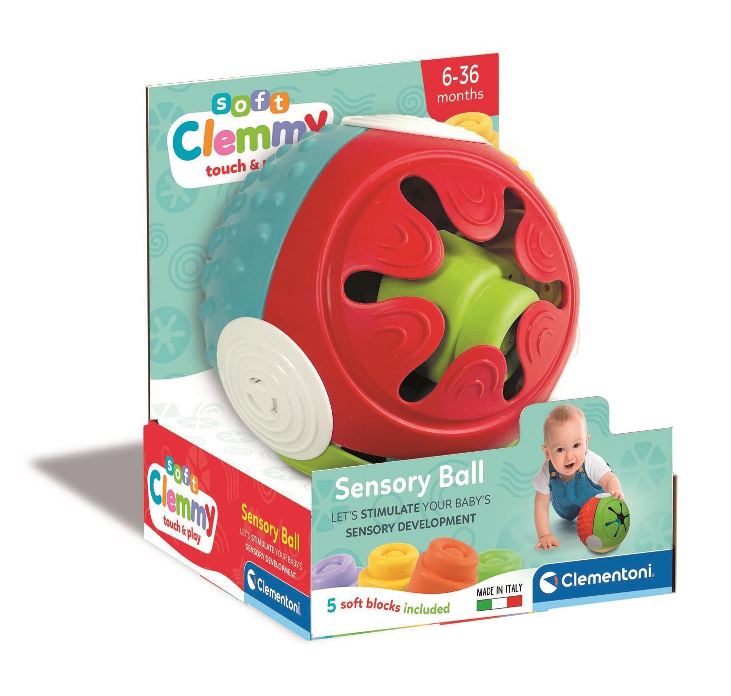 Clementoni Soft Clemmy - Touch & Play Sensory Ball - Baby Spielzeug