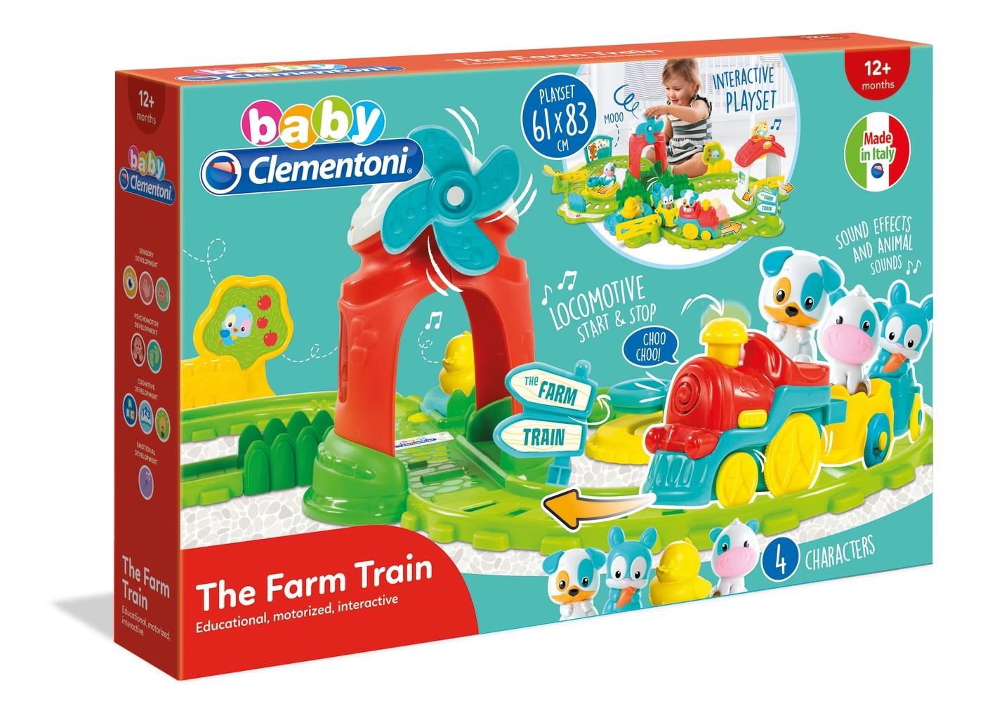 Clementoni Animals Farm Interactive Train - Baby Spielzeug