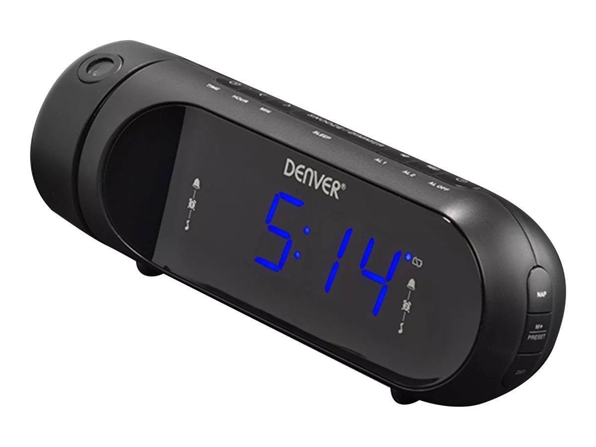 Denver Cpr-700 - Clock Radio - FM - Schwarz - Dab Netzwerk Und Radiowecker