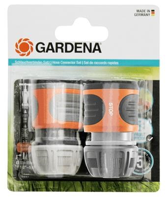 Gardena Hose Connector Set 13 mm (1/2") - 15 mm (5/8") - Gartenbewaesserung 18279-20