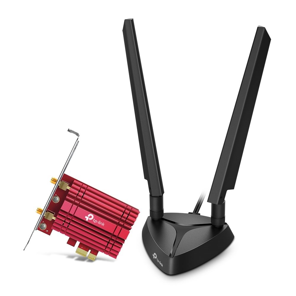 Tp-link Archer Txe75e Axe5400 Wi-fi 6E Bluetooth 5.2 Pcie Adapter - Netzwerkadapter Netzkarte Druckserver Usw