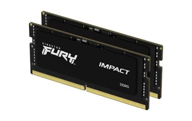 Kingston Fury Impact Ddr5-4800 - 64gb - Cl38 - Dual Channel (2 Pcs) - Schwarz - Ram