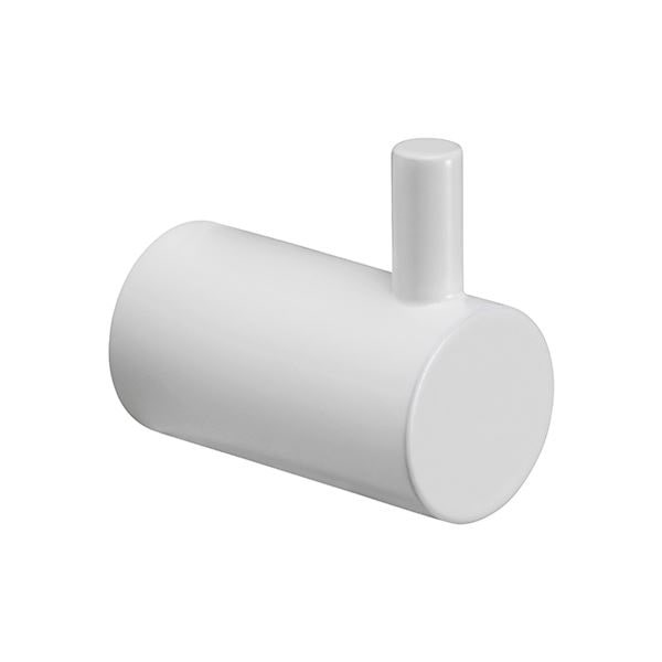 Pressalit Towel Hook Matt White W/pin 2 Pcs. - Badezimmerzubehoer