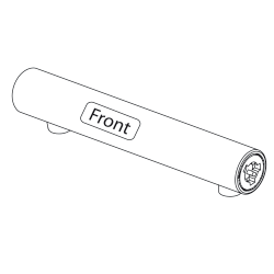 Pressalit Replacement Console Tube White - Toiletten Sitze Bidets Und Ersatzteile
