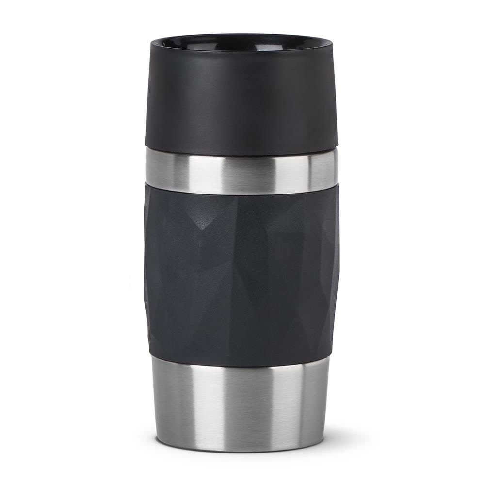 Tefal Travel Mug Compact 0.3L Black - Kuechenzubehoer