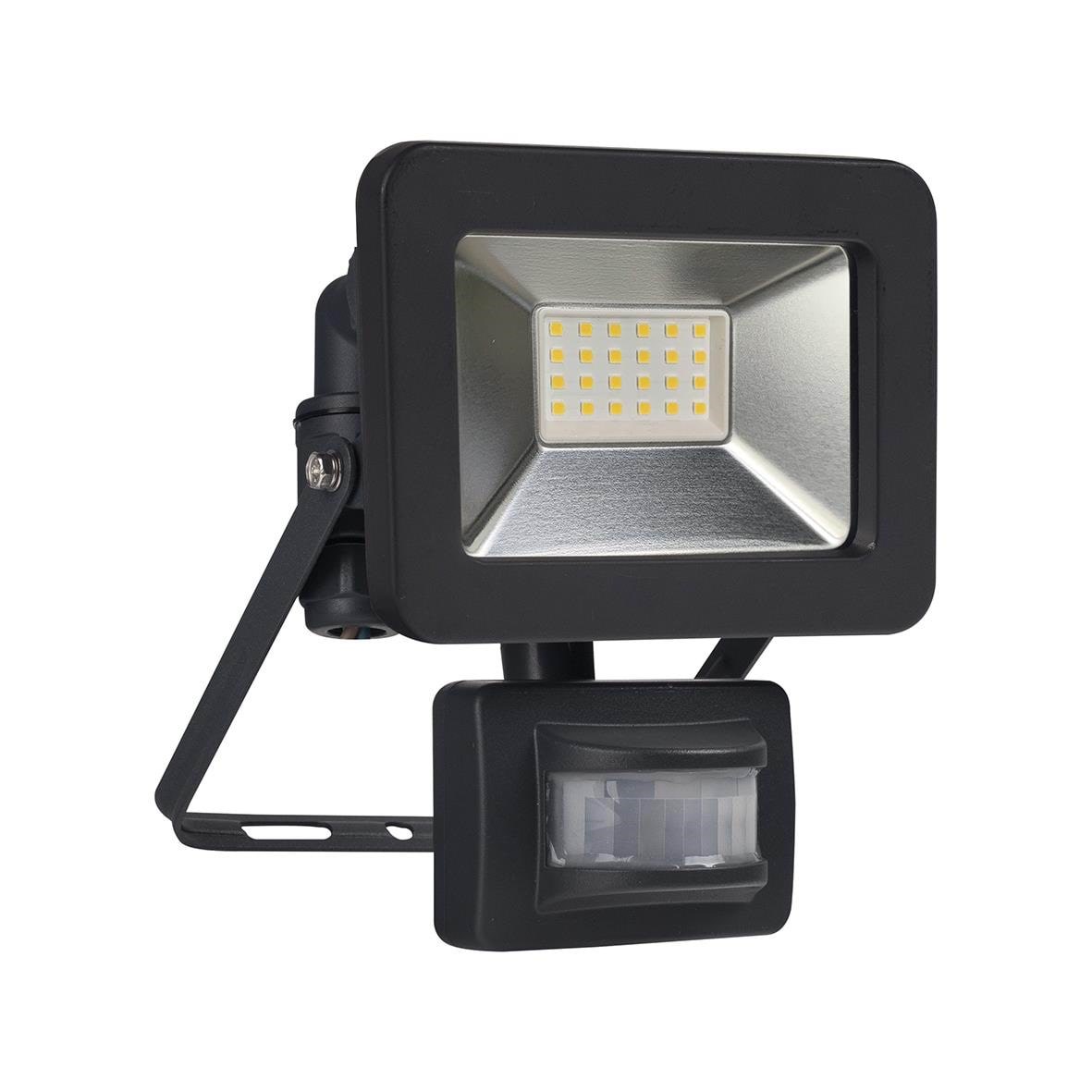 Gripo Floodlight Led 20w With Quick Connector And Sensor, Black - Lampen 5711804019970