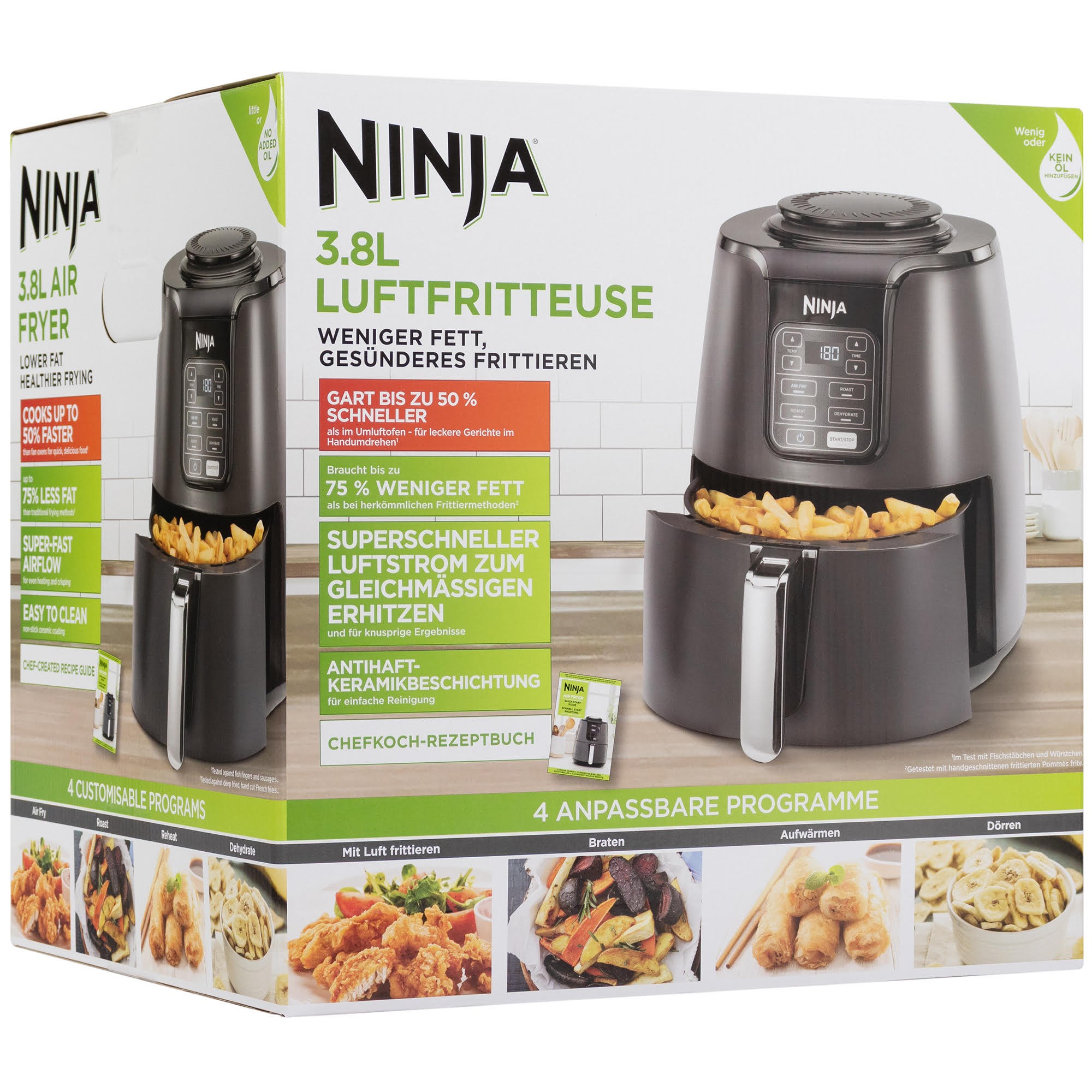 Ninja Foodi Af100eu - Heissluftfritteusen