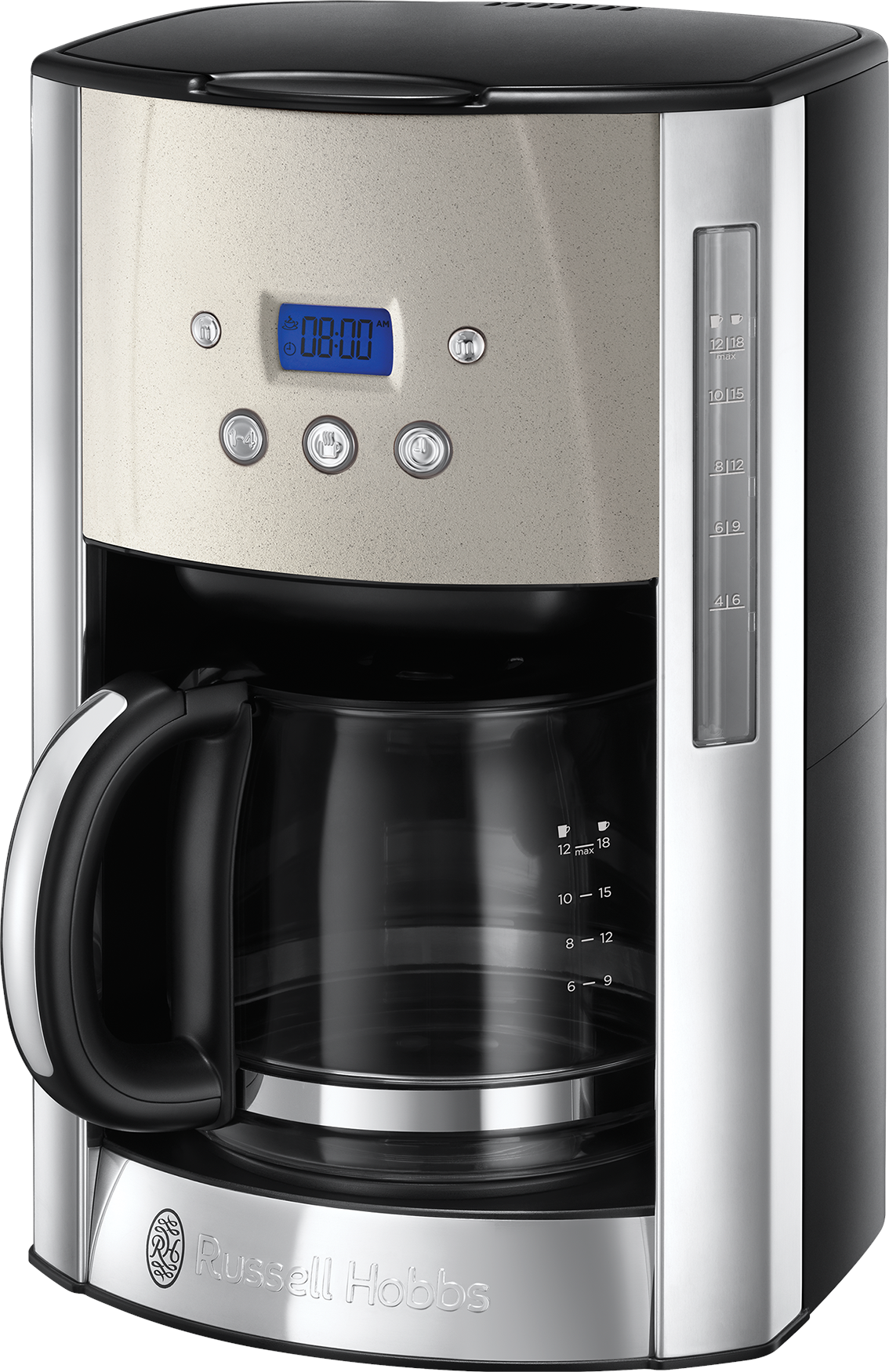 Russell Hobbs Luna Stone Coffee Maker 26990-56 - Kaffeezubereitung Schwarz