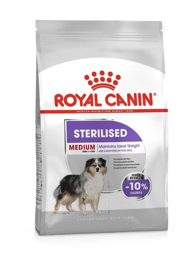 Royal Canin Medium Sterilised 3kg - Hunde Amabezkar0432