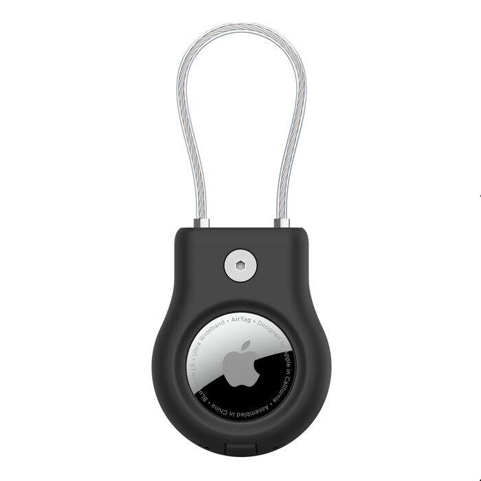Belkin Secure Holder With Wire Cable - Airtag - Black - Handys Anderes Zubehoer