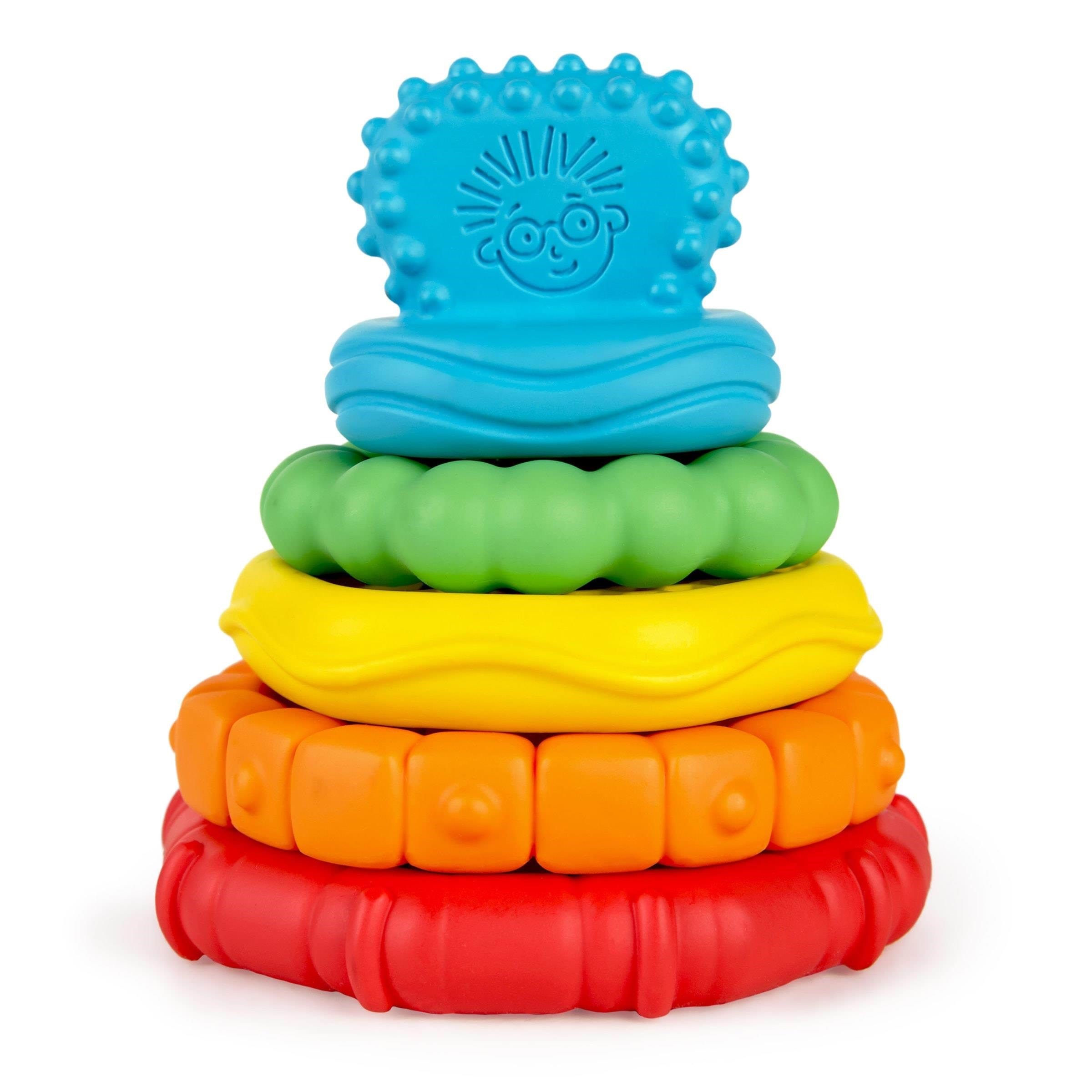 Baby Einstein Stack & Teethe Multi-textured Teether Toy - Baby Spielzeug