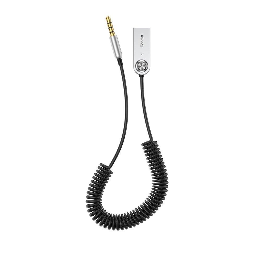 Baseus Ba01 Bluetooth 5.0 Audio Receiver Cable Aux Jack Audio Adapter Black (Caba01-01) - Audio Kabel