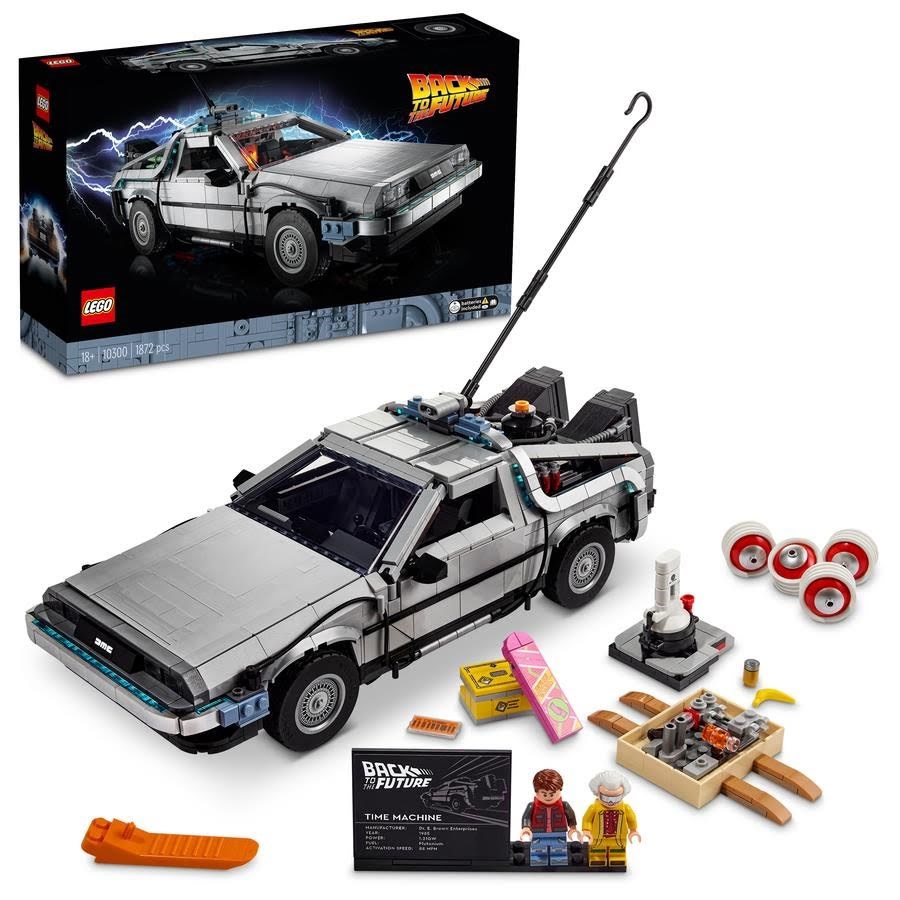 Lego Icons 10300 Die Zeitmaschine Aus Zurück in Die Zukunft