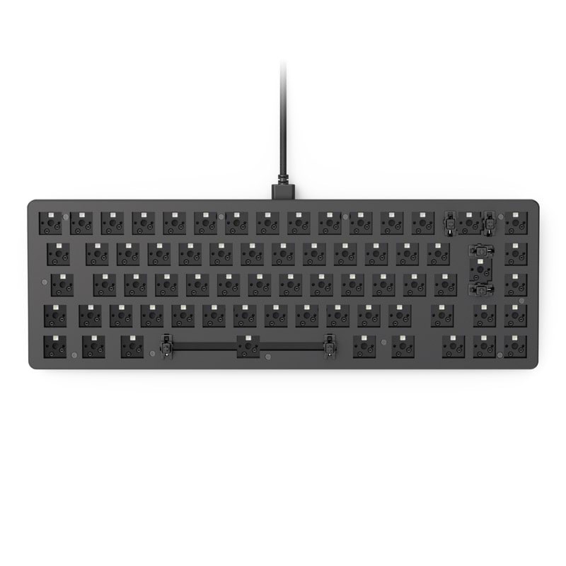 Glorious Gmmk 2 - Compact 65% - Barebone - Iso - Gaming Tastatur (Tkl) - Universal - Schwarz - Tastaturen Glo-gmmk2-65-rgb-iso-b