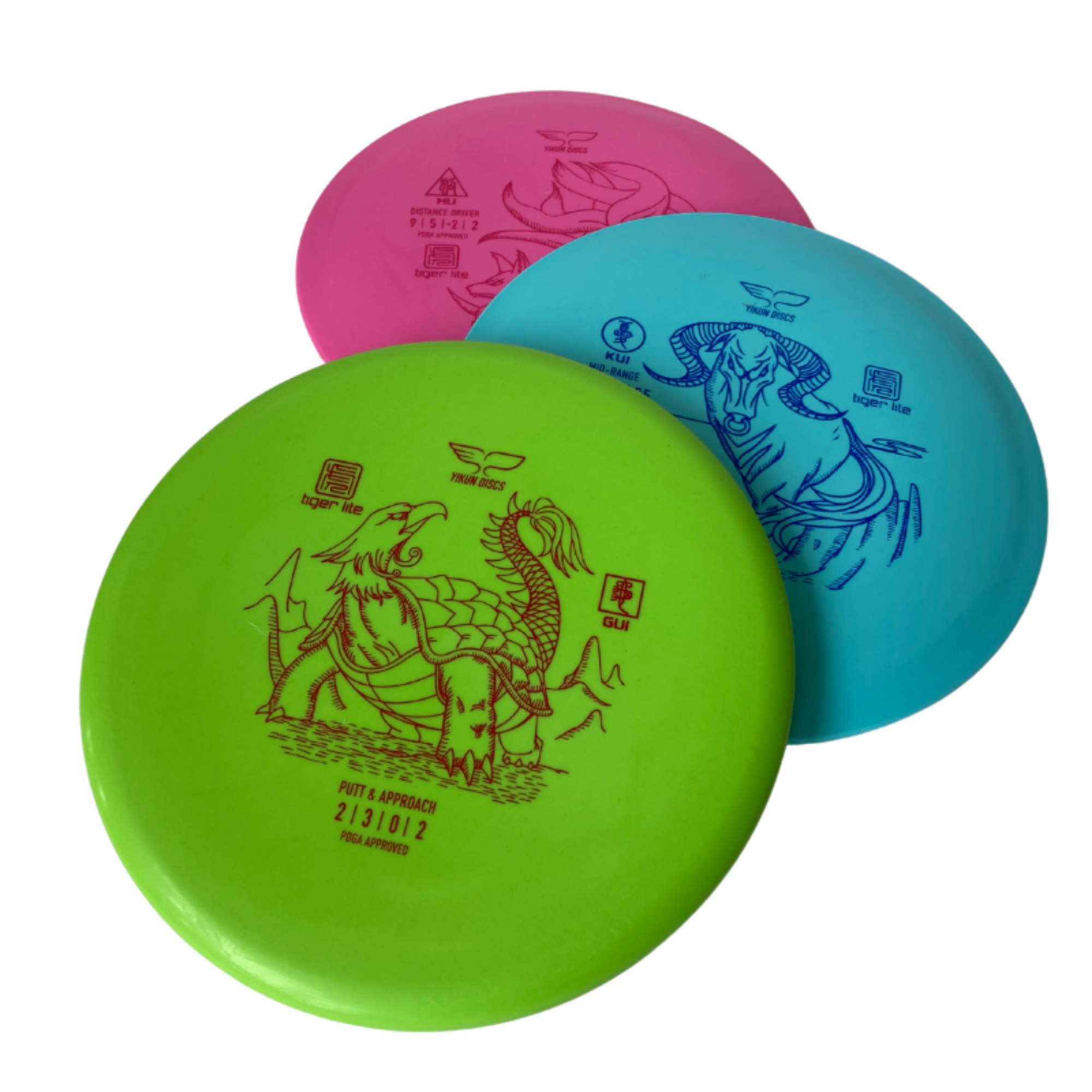 Asg Disc Golf Set With 3 Disc's - Sport Fitness