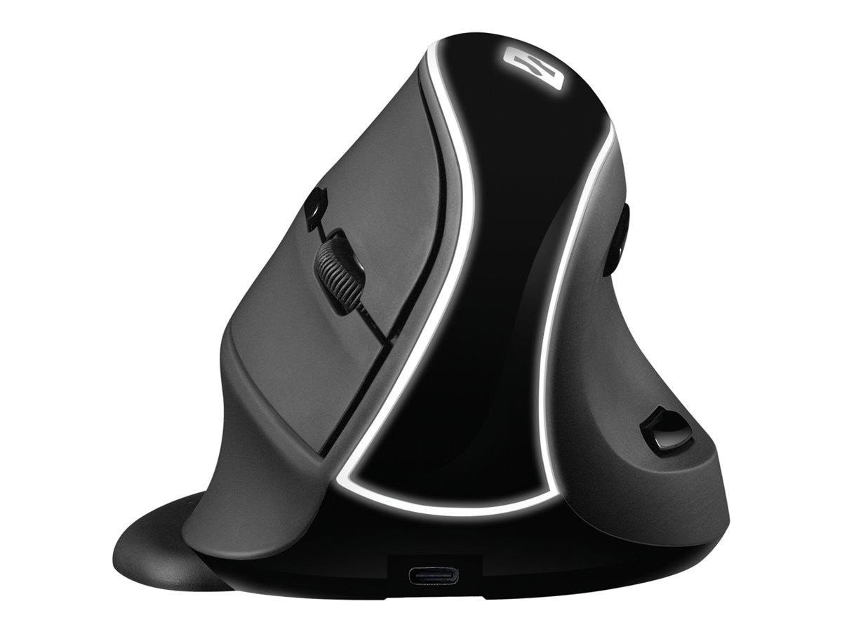 Sandberg Wireless Vertical Mouse Pro - Vertical Mouse (Schwarz) - Maus 630-13