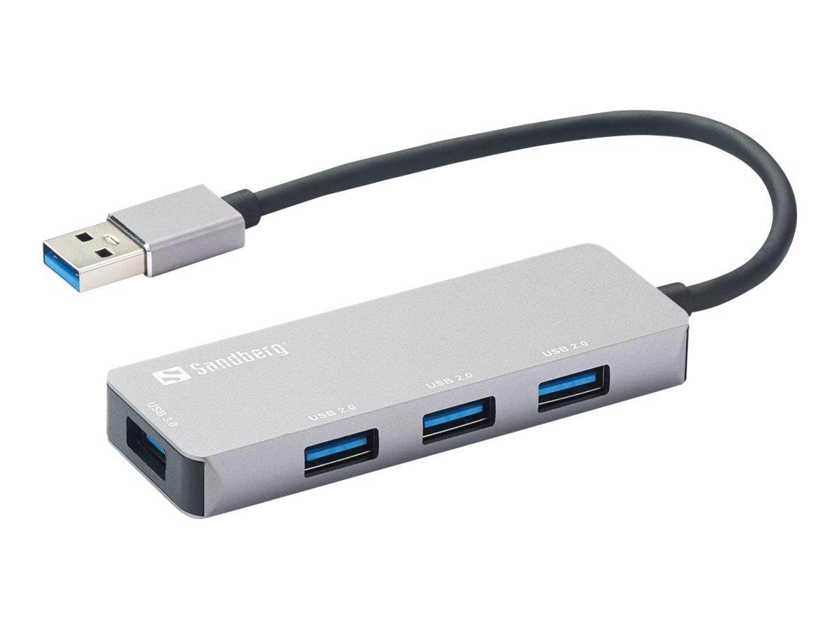 Sandberg 4-port Usb Hub Usb-hubs - 4 - Grau - Usb Hubs