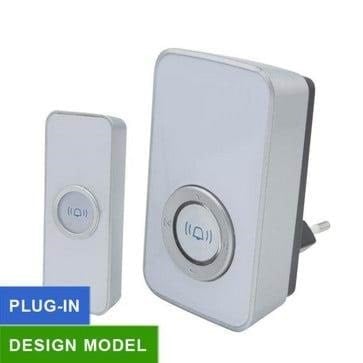 Foss Europe Trend Door Bell Design White Plug in - Elektrogeraete