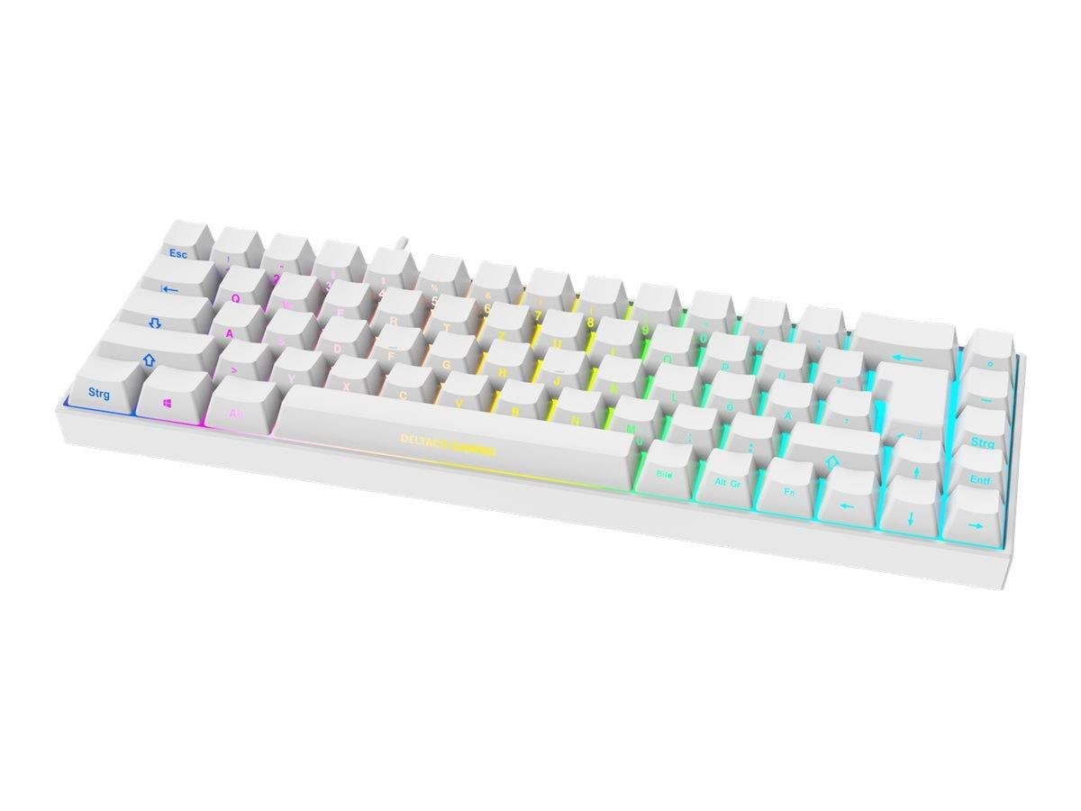 Deltaco Gaming Wk95r Wireless - Gaming Tastatur - Deutsch - Weiss - Tastaturen Gam-100-w-de
