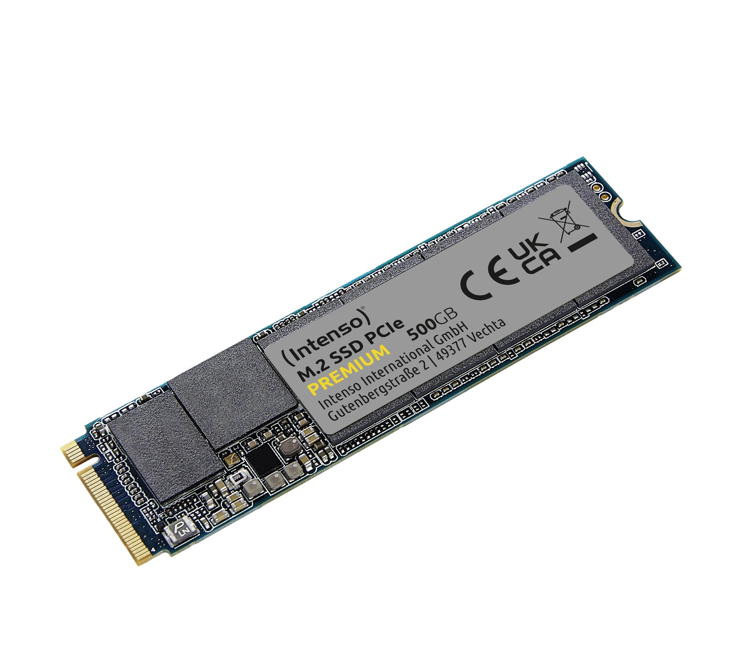 Intenso Premium M.2 Ssd - 500gb - Pcie 3.0 - M.2 2280 Schwarz 3835450