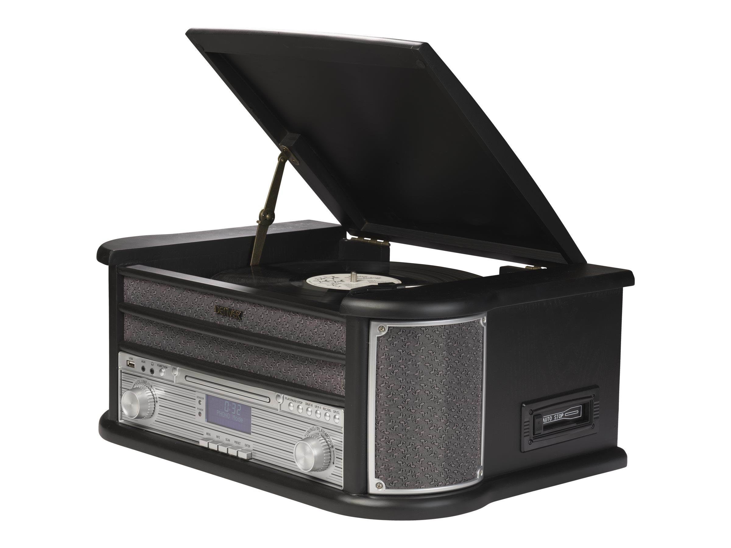 Denver Mrd-51 - Retro Music System - LP - CD - FM - Dab - Black - Micro Mini Systeme
