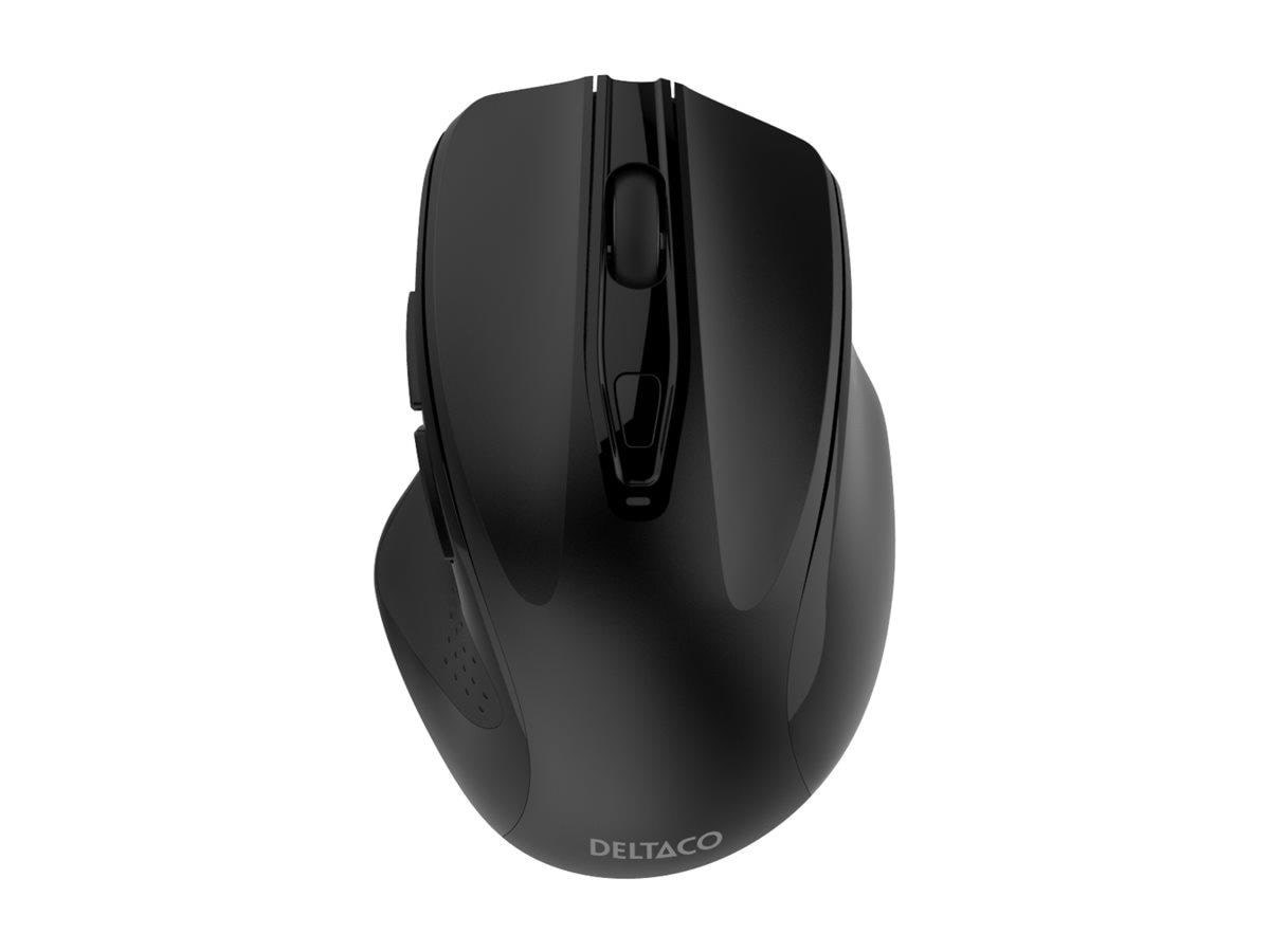 Deltaco Office Wireless Silent Office Mouse - Maus (Schwarz)