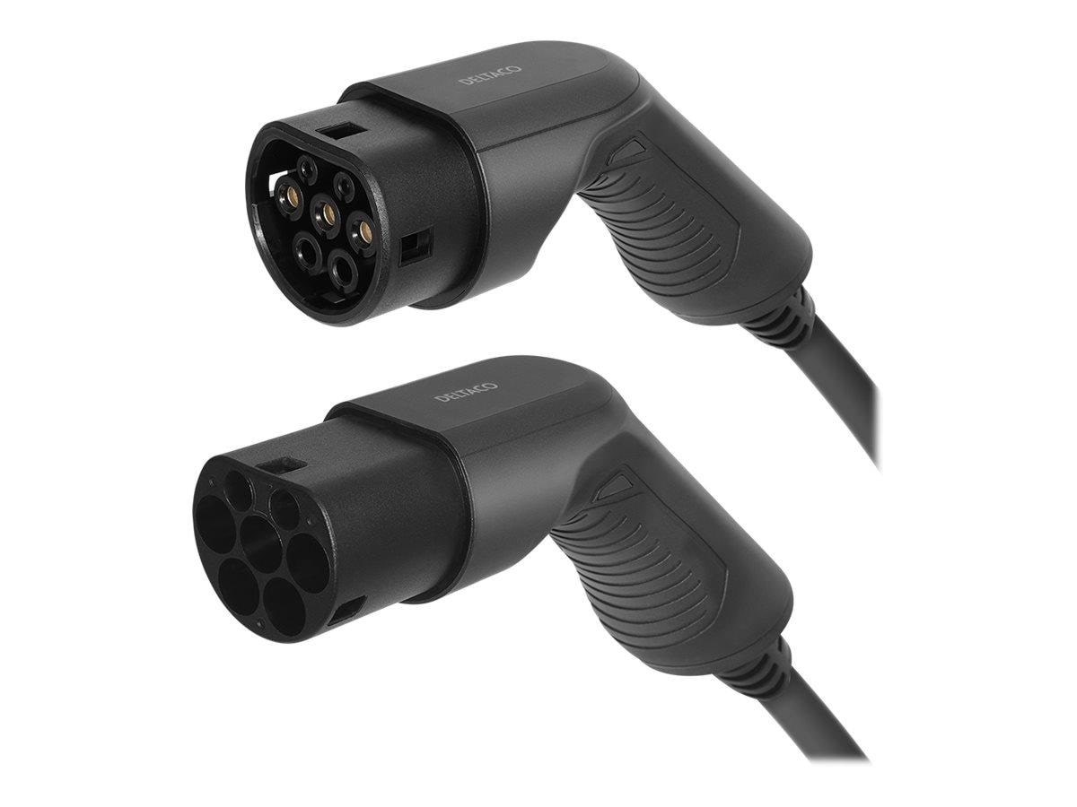 Deltaco E-charge Charging Cable 10 m Black - Aufladen Von Elektroautos