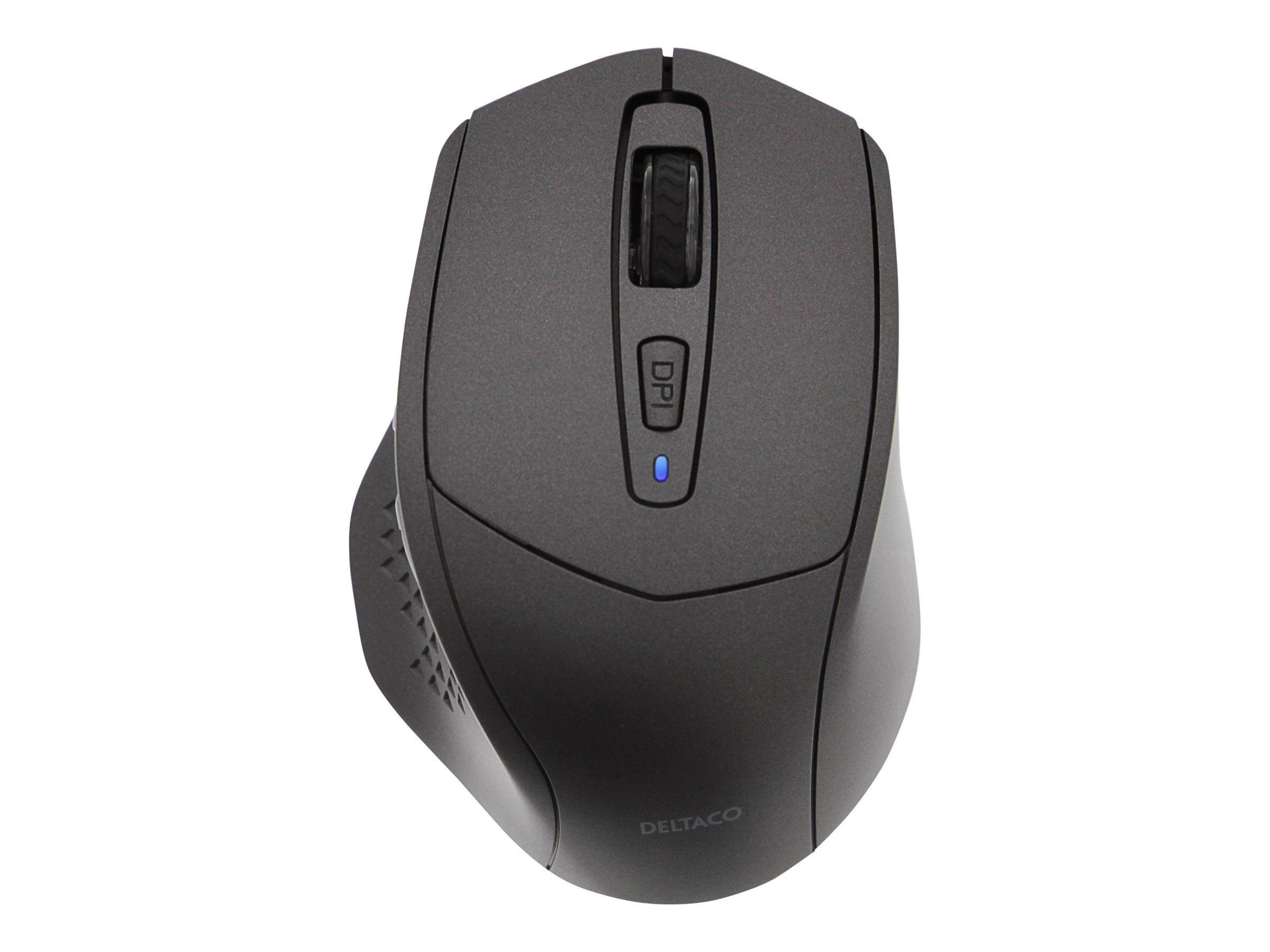 Deltaco Ms-901 Wireless Silent Mouse - Maus (Grau)