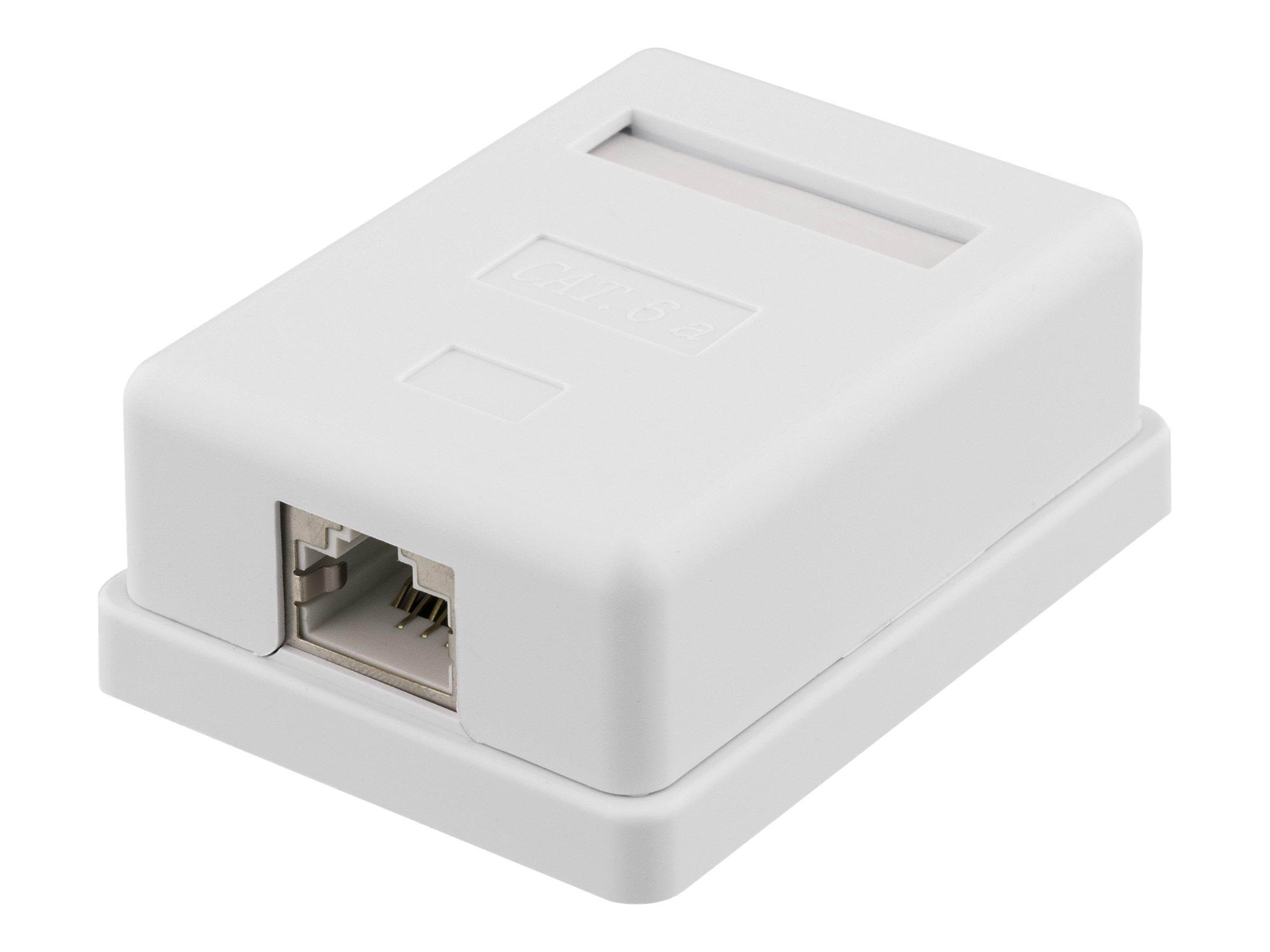 Deltaco Cat6a Shielding Wall Socket - Netzwerkzubehoer Vr-220