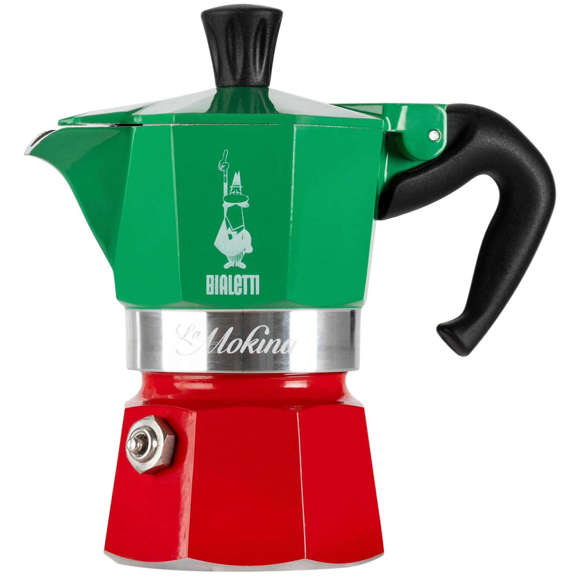 Bialetti La Mokina Italia Tricolore 40ml - Kaffeezubereitung 8006363014212