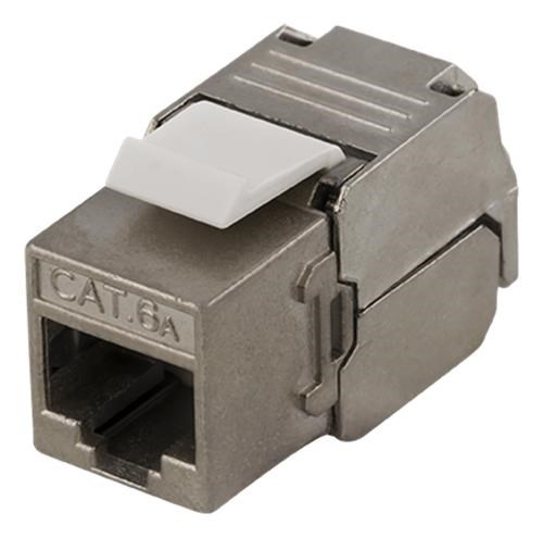 Deltaco Md-112 Ftp Cat6a Keystone Connector Shielded 22-26awg "Tool-free" - Netzwerkzubehoer