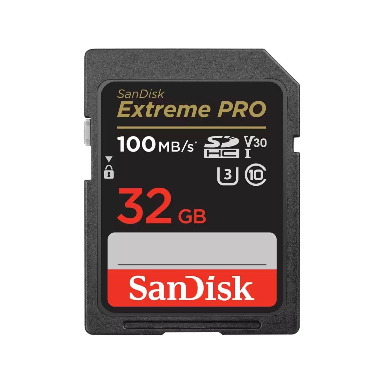 Sandisk Extreme Pro SD - 100mb/s - 32gb - Speicherkarten Sdsdxxo-032g-gn4in