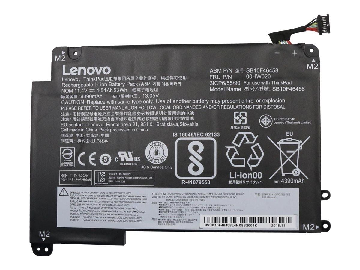 Lenovo Thinkpad Battery Internal 00hw020 - Laptop Batterie