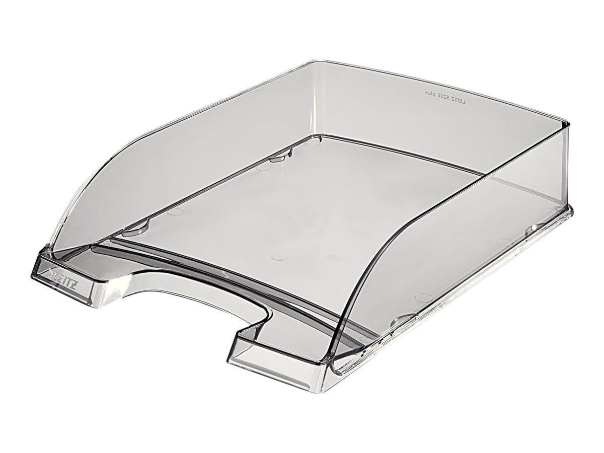 Leitz Letter Tray Plus Standard Transparent Smoked 1 Pcs. - Schreibtischzubehoer